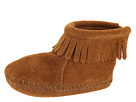 Suede Back Flap Bootie (Infant/Toddler)