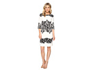 Fitted Placed Printed Lace