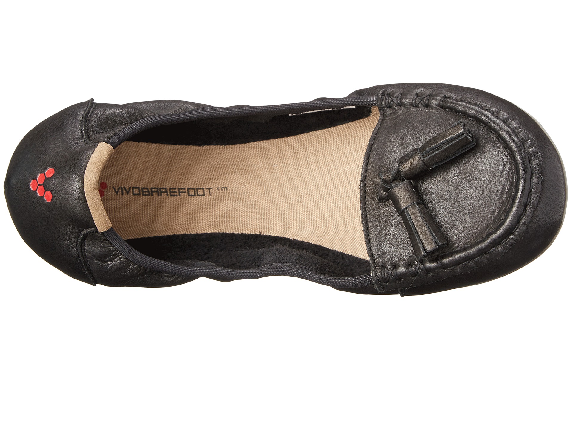 Vivobarefoot Penny Black Leather - Zappos Free Shipping BOTH Ways