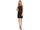 Striped Lace Shift Dress