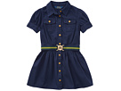Tissue Chino Shirtdress (Little Kids)