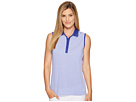 Victory Stripe Sleeveless Polo