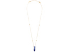 Sodalite Pendant Necklace 4 Station Beads
