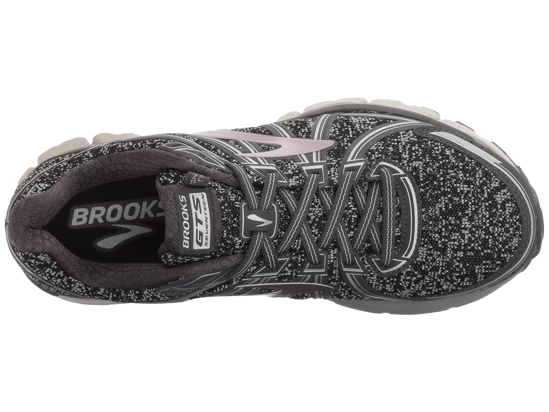 brooks adrenaline gts 21 grey black rose gold