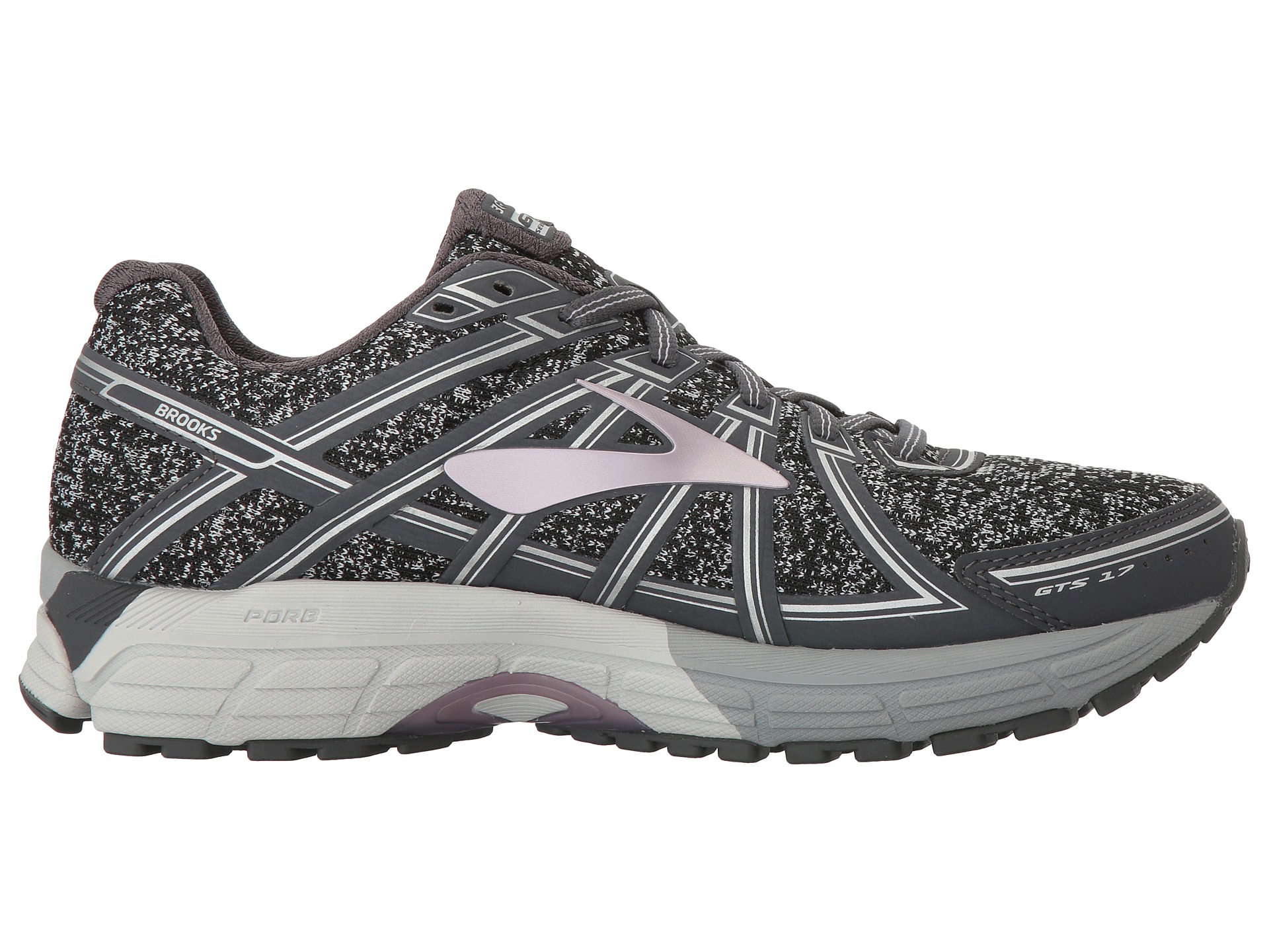 brooks adrenaline gts 21 grey black rose gold