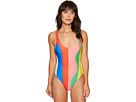 Beach Ball High Cut Maillot
