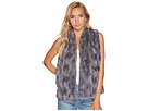 Cheerio Swirly Textured Soft Faux Fur Vest