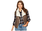 Goodrich Faux Suede Vest with Shearling Backing