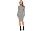 Knit Turtleneck Long Sleeve Dress