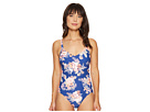Vintage Wildflower Sweetheart Maillot One-Piece