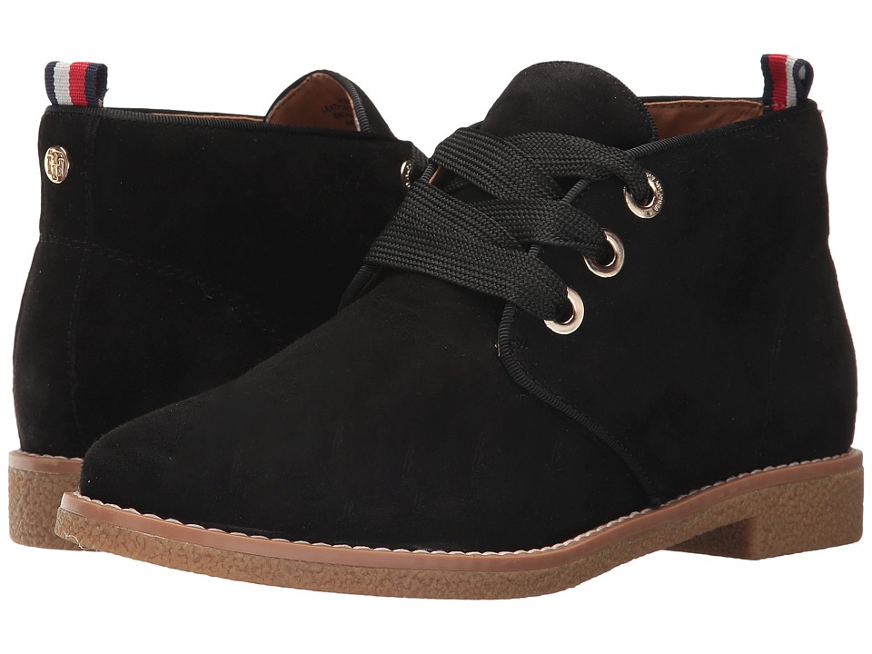 UPC 191514001499 product image for Tommy Hilfiger - Balbina (Black Suede) Women's Shoes | upcitemdb.com