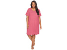 Plus Size Pinstripe Allure T-Shirt Dress