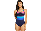 Ombre Stripe Aqua Controlfit