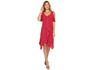 Gauzy Crepe Corkscrew Drape Dress