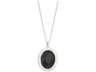 Large Stone Pendant Necklace 28"