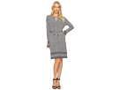 Houndstooth Border Dress
