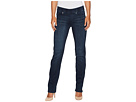 Jillian Straight Pull-On Jeans in Silky Soft Stretch Denim in Estrella Medium Dark