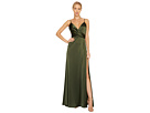Satin Back Crepe Slip Dress