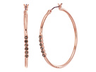 Bubble Stone Hoops Earrings