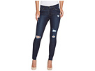 Nico Ankle Raw Rem with Destruction Mid-Rise Skinny in Kismet