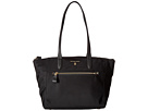 Nylon Kelsey Medium Top Zip Tote