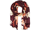Brushed Floral Oblong Scarf