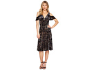 Velvet Burnout Midi Dress