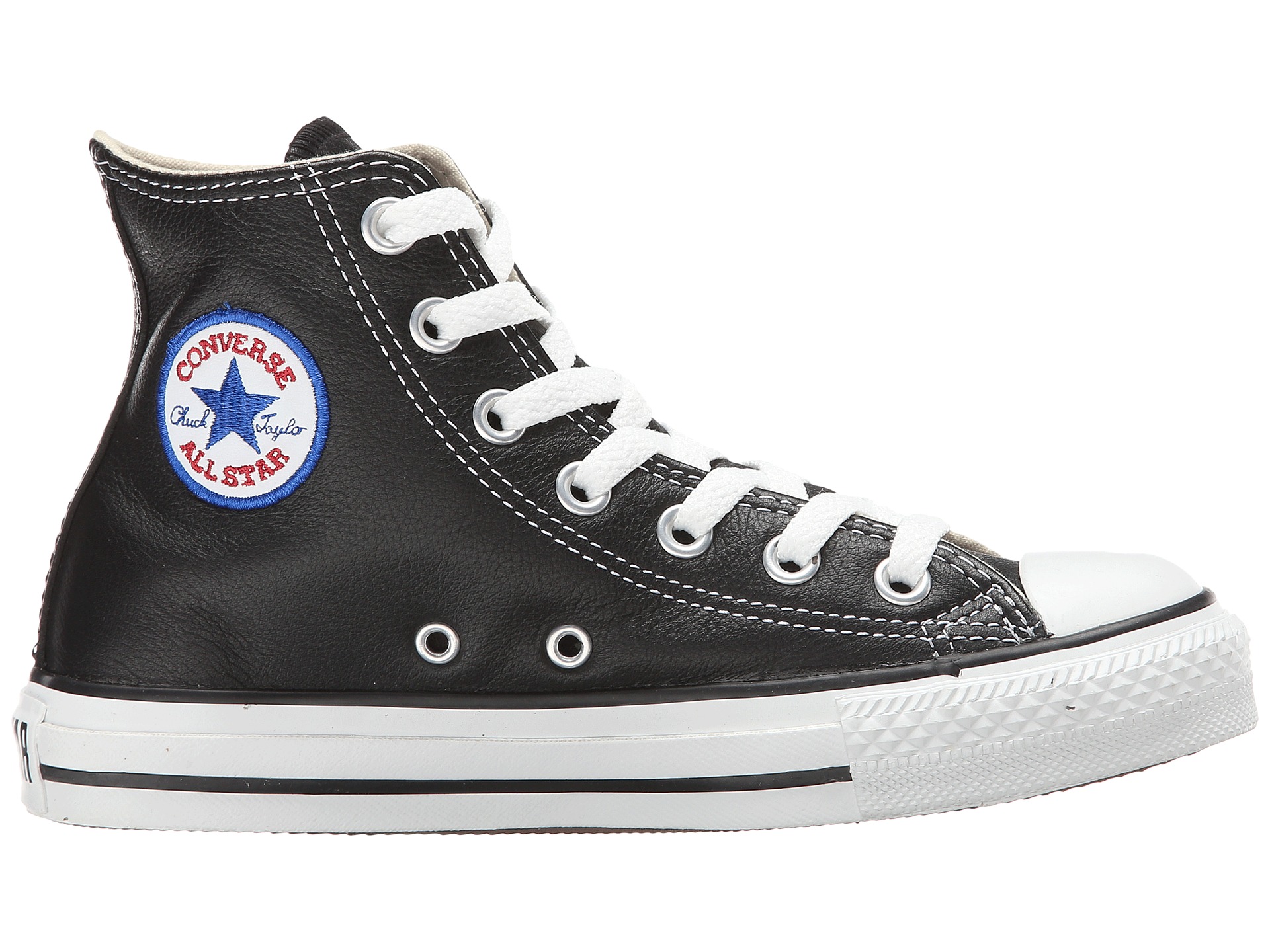 converse all star black and white leather