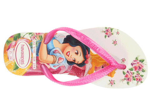 Havaianas Kids Slim Princess Disney Flip Flops (Toddler/Little Kid/Big ...