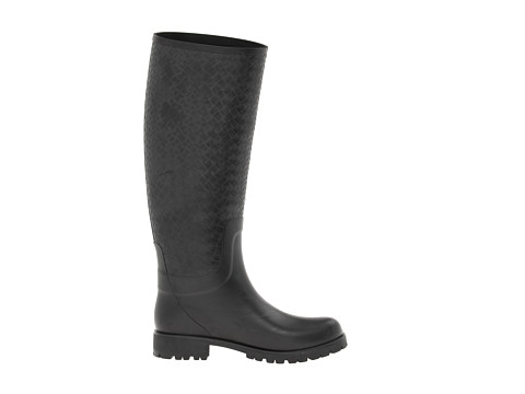 Bottega Veneta High Top Rain Boot Nero - Zappos Couture
