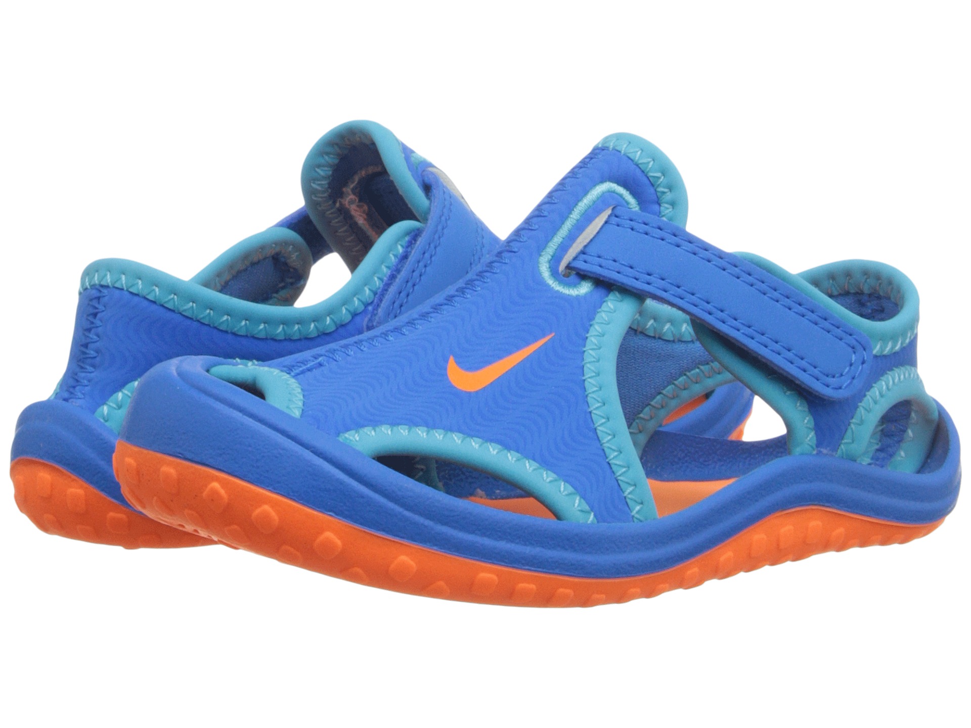 Nike Kids Sunray Protect (Infant/Toddler) Photo Blue/Gamma Blue/Total ...