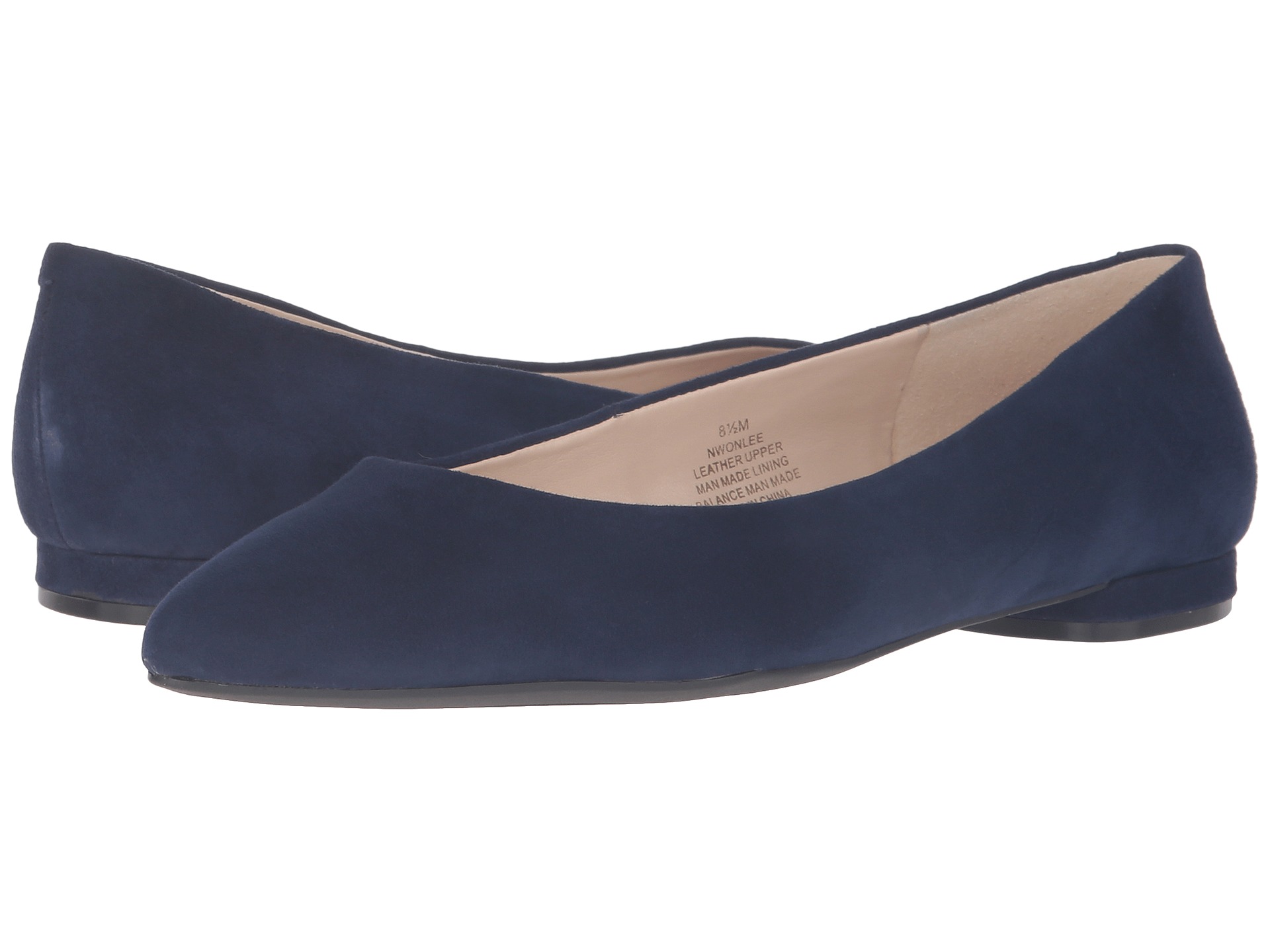 Nine West Onlee Navy Kid Suede - Zappos.com Free Shipping BOTH Ways