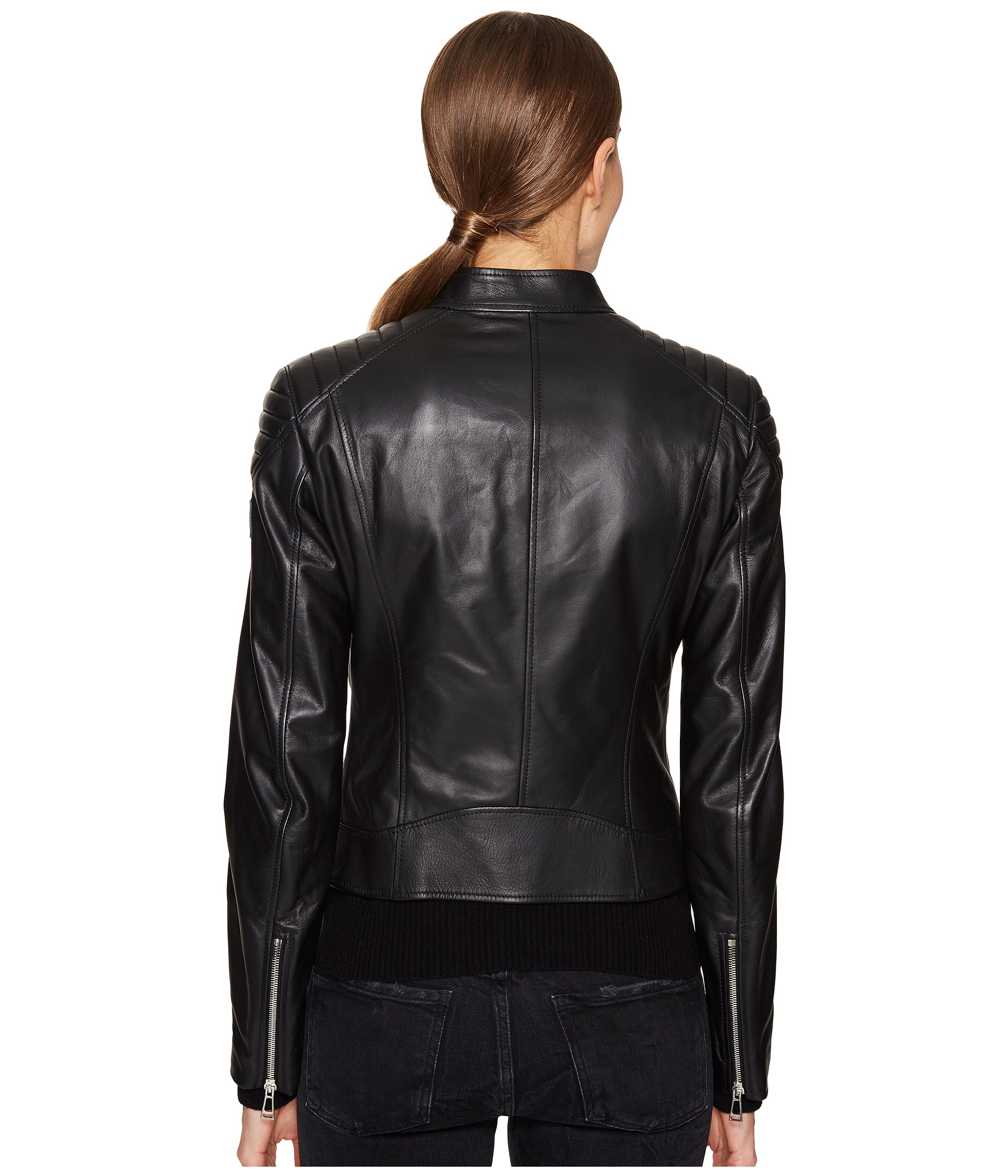 BELSTAFF Mollison Luxe Lightweight Napa Leather Jacket at Zappos.com