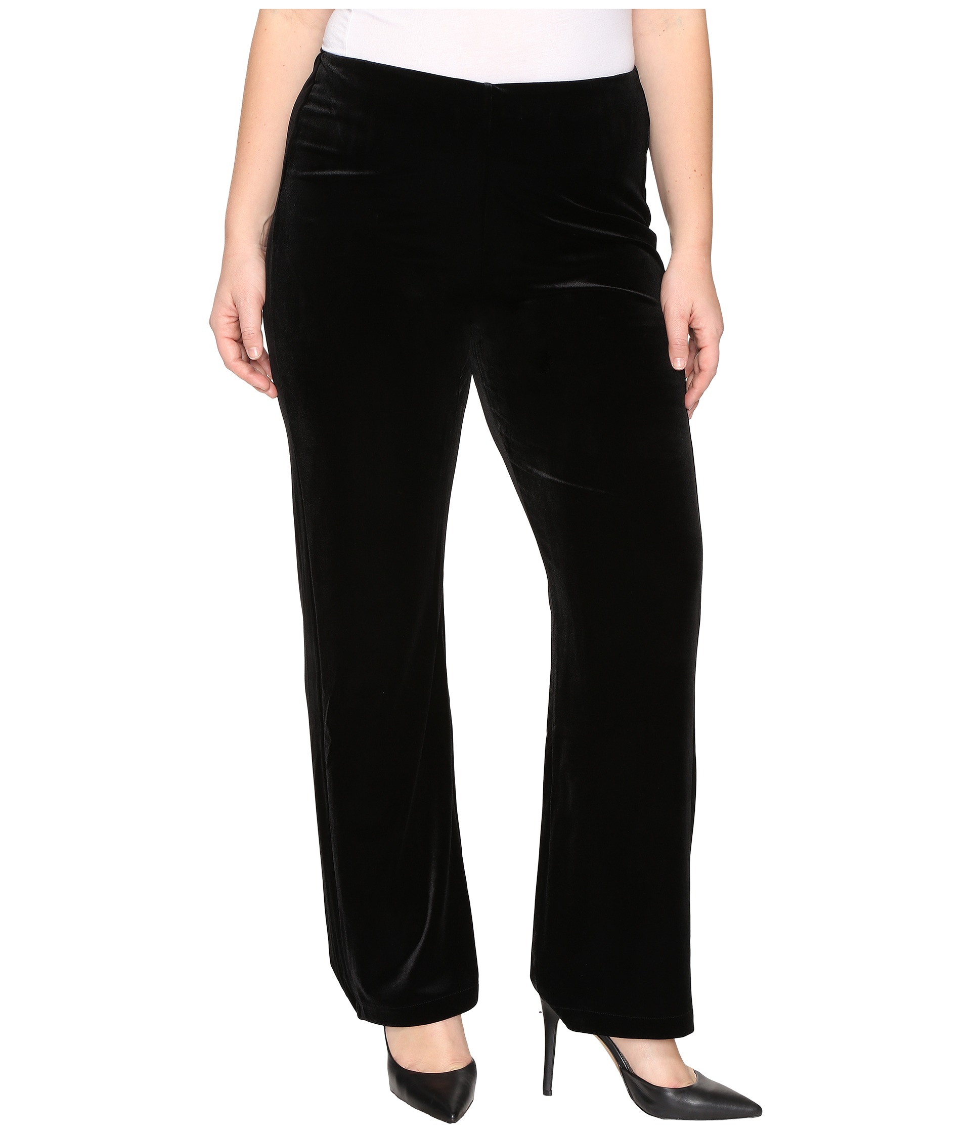 Lysse Plus Size Velvet Pants Black - Zappos.com Free Shipping BOTH Ways
